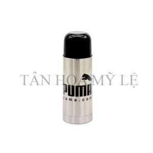 BÌNH GIỮ NHIỆT BẠC NẮP ĐEN 350 ML