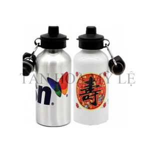 BÌNH THỂ THAO MÀU TRẮNG & BẠC 600 ML