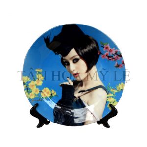 ĐĨA SỨ TRẮNG TRƠN 20CM