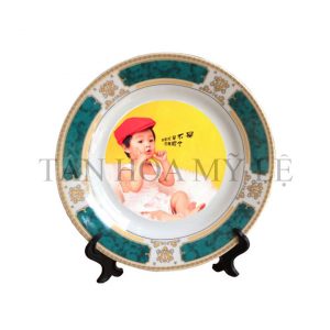 ĐĨA SỨ HV XANH CỔ ĐIỂN 20CM