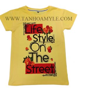 ÁO NAM+NỮ MÀU VÀNG S-M-L-XL