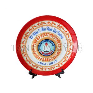 ĐĨA SỨ MẶT TRĂNG 20 CM