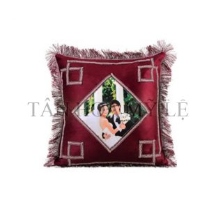 GỐI NHUNG MÀU RƯỢU CHÁT +RUỘT GỐI