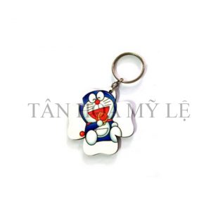 KHÓA GỖ IN 2 MẶT HÌNH CỎ 4 LÁ