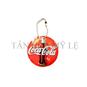 MÓC KHÓA KIM LOẠI IN HAI MẶT HÌNH TRÒN