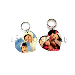 KHÓA GỖ IN 2 MẶT HÌNH TIM