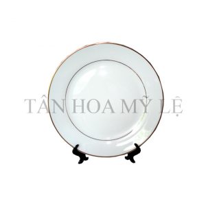 ĐĨA SỨ VIỀN VÀNG 20 CM