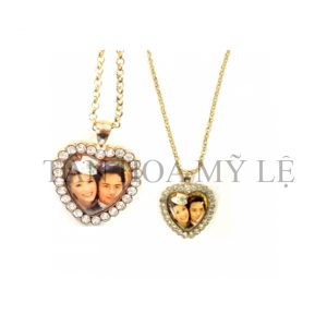 DÂY CHUYỀN XOÀN HÌNH TIM VÀNG & BẠC