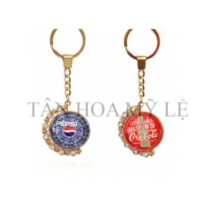 KHÓA XOÀN IN HAI MẶT MÀU VÀNG