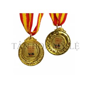 HUY CHƯƠNG VÀNG IN NHIỆT 02 MẶT