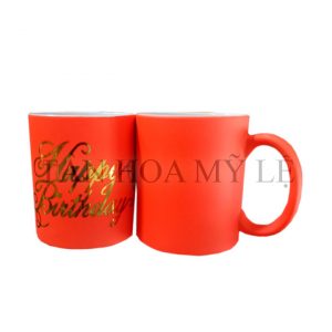 LY SỨ NEON MÀU CAM