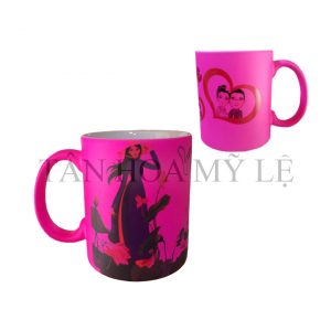 LY SỨ NEON MÀU HỒNG