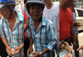 Nhặt được tiền nhưng kiên quyết không trả, người đàn ông khiến người dân bức xúc