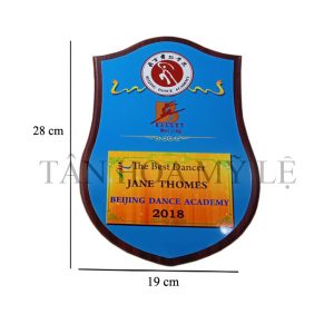 BIỂN TRƯNG GỖ+KIM LOẠI HÌNH KHIÊNG U