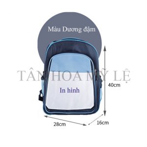 CẶP BÉ CẤP I  MÀU DƯƠNG ĐẬM