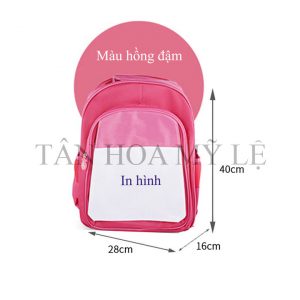 CẶP BÉ CẤP I MÀU HỒNG ĐẬM