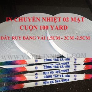RUY BĂNG VẢI IN CHUYỂN NHIỆT 1.5CM-2CM-2.5CM
